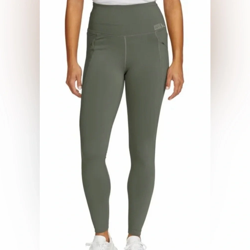Eddie Bauer Sage Green Trail Tights Pants - Picture 1 of 5